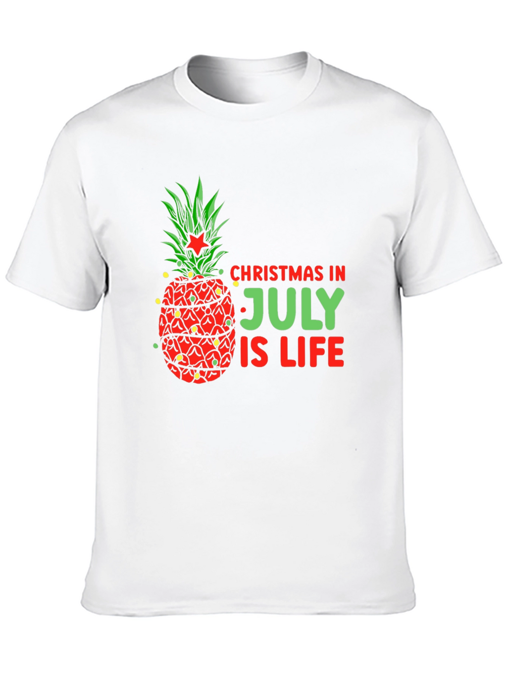 Christmas In July Pineapple T-Shirt
