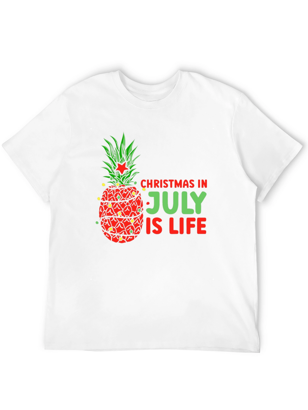 Christmas In July Pineapple T-Shirt