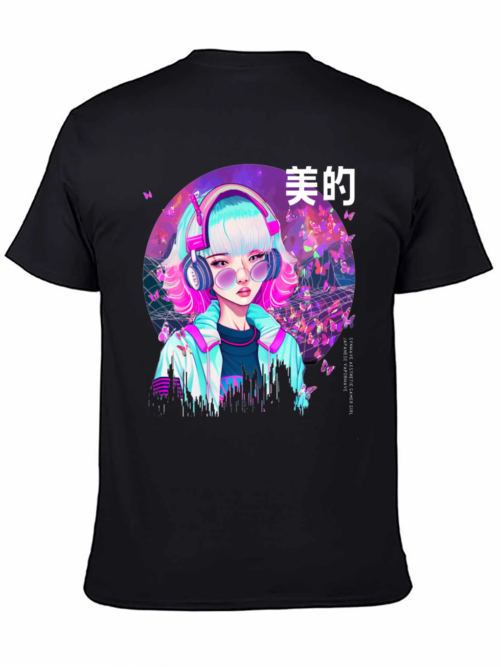 Vaporwave Aesthetic Anime Girl T-Shirt