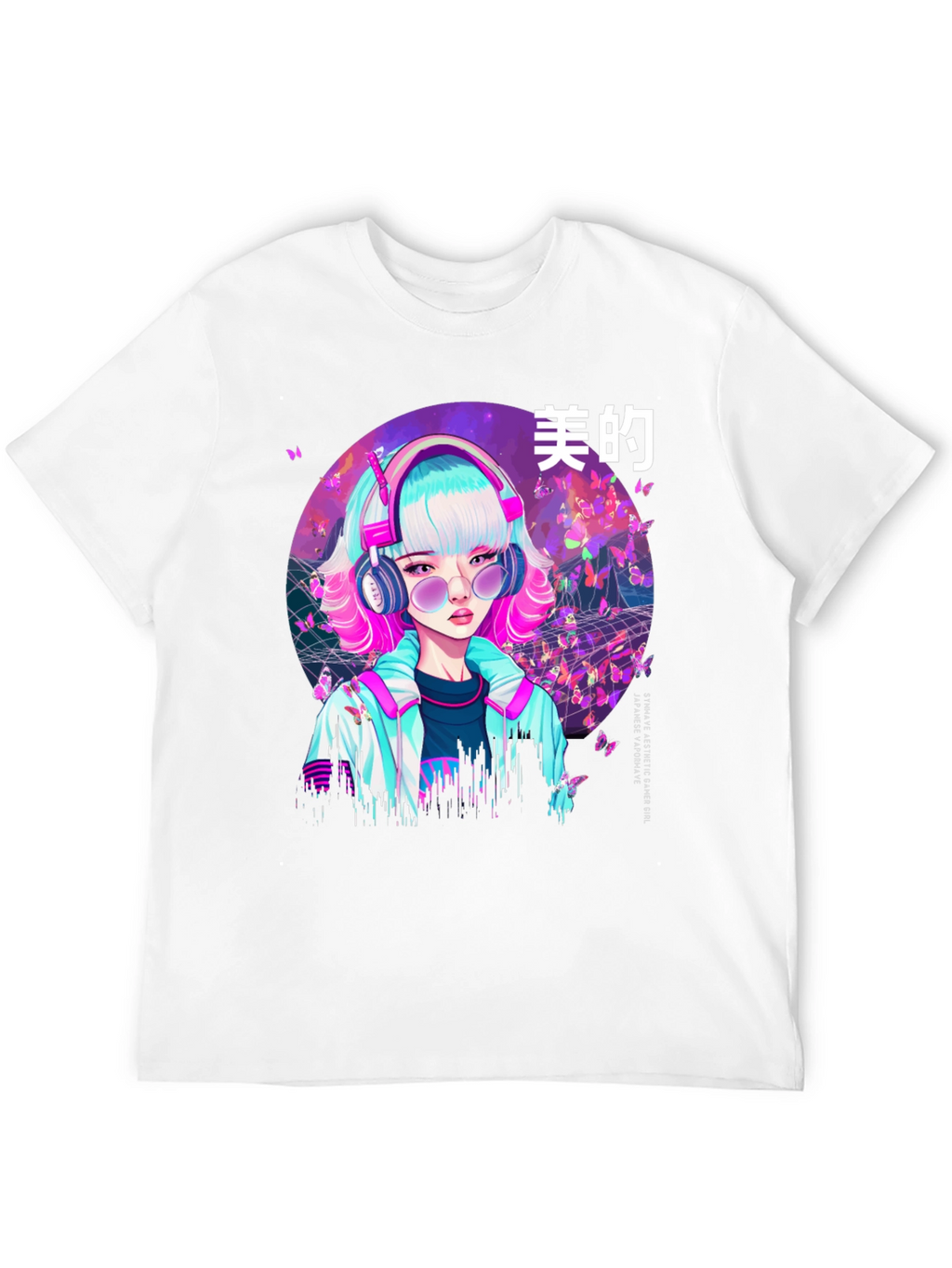 Vaporwave Aesthetic Anime Girl T-Shirt