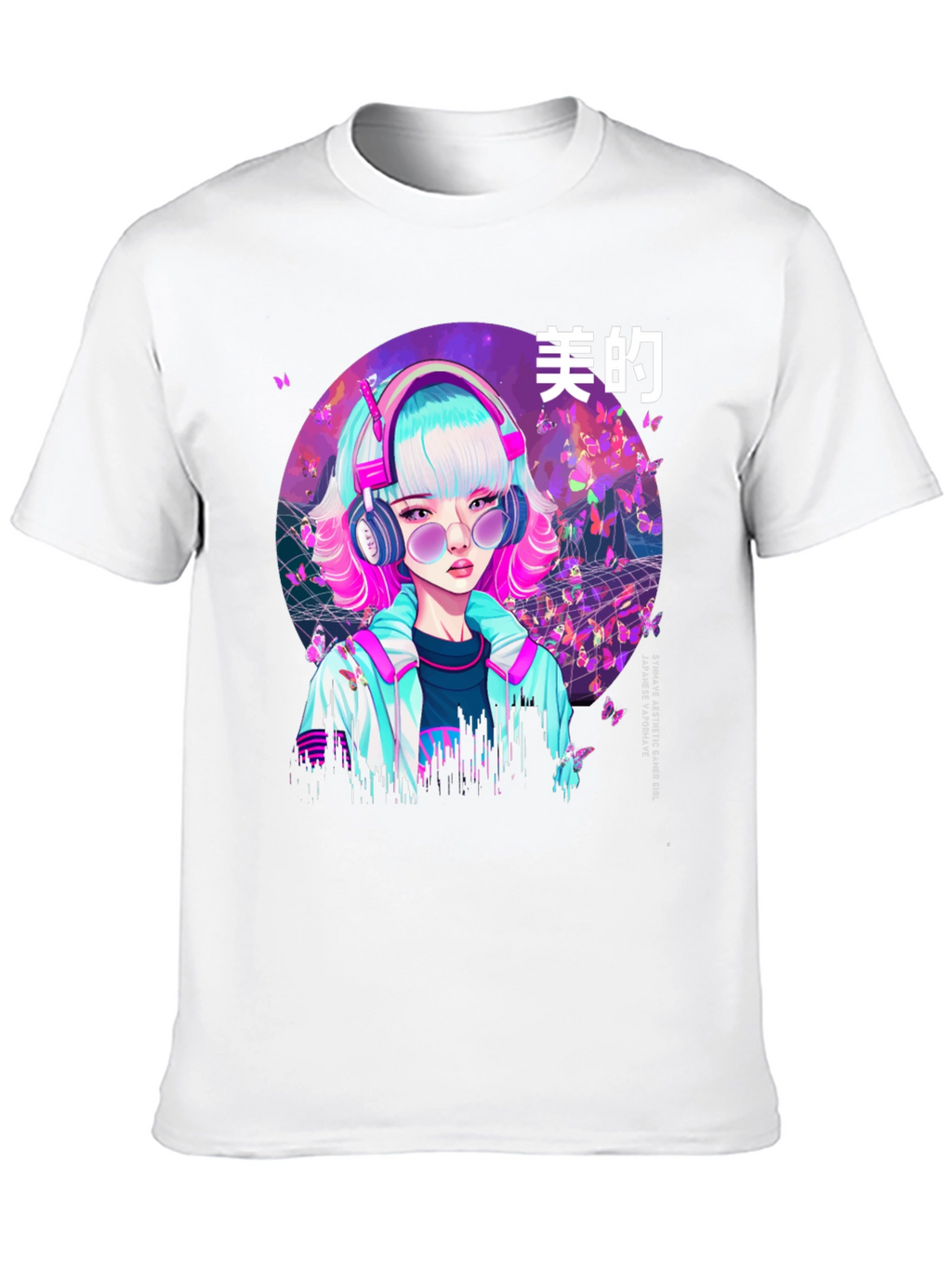 Vaporwave Aesthetic Anime Girl T-Shirt