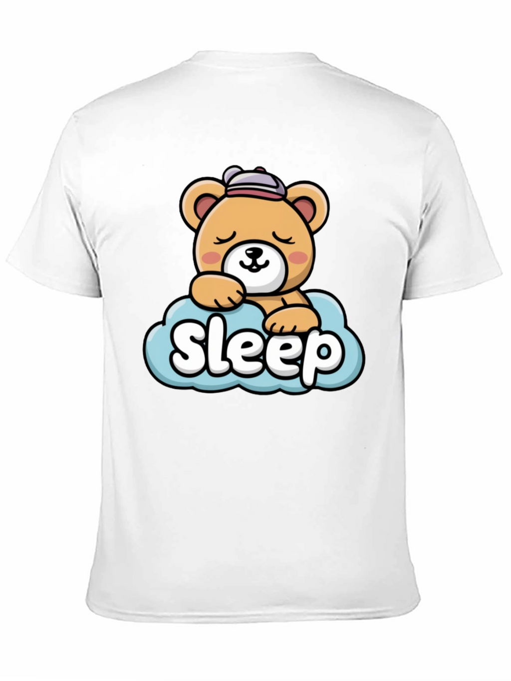 Cute Sleepy Bear Graphic Tee