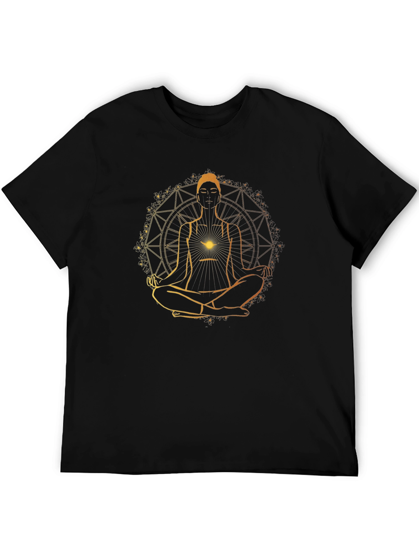 Meditative Mandala T-Shirt - Spiritual Zen Design