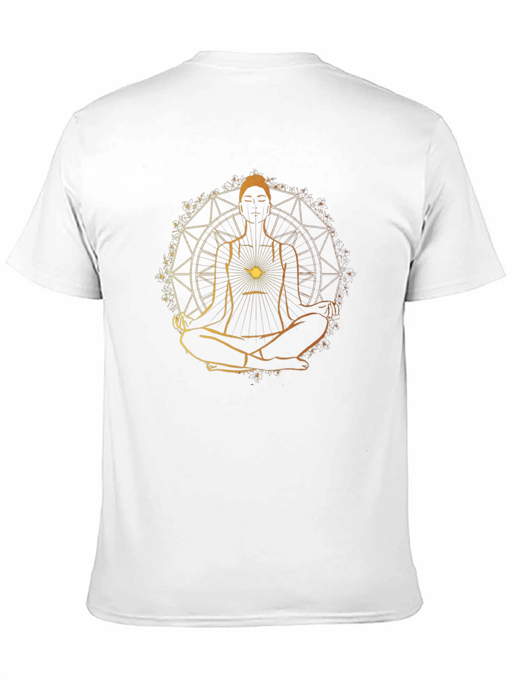 Meditative Mandala T-Shirt - Spiritual Zen Design