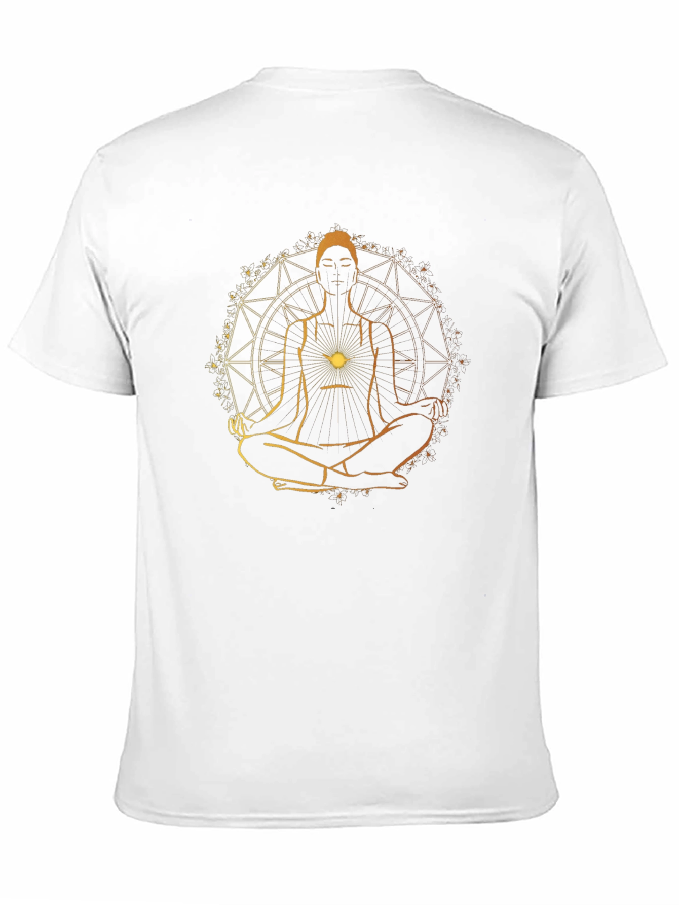 Meditative Mandala T-Shirt - Spiritual Zen Design