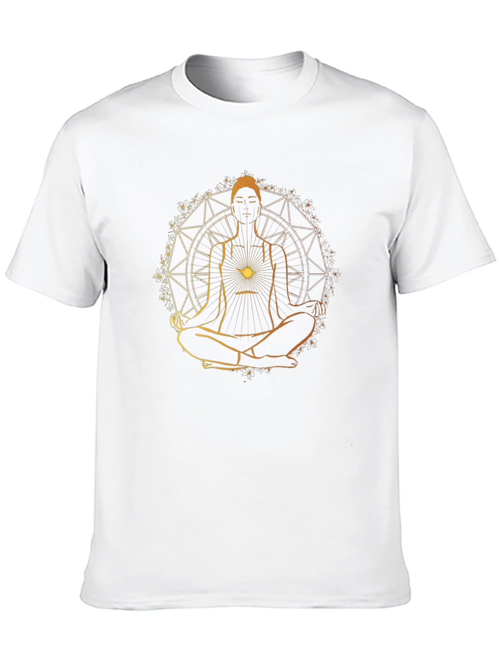 Meditative Mandala T-Shirt - Spiritual Zen Design