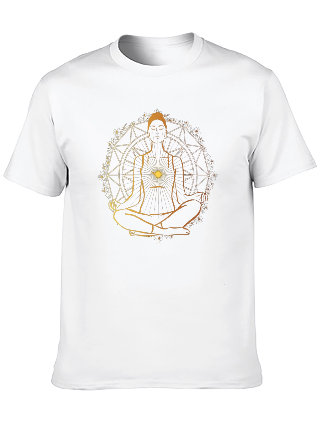 Meditative Mandala T-Shirt - Spiritual Zen Design