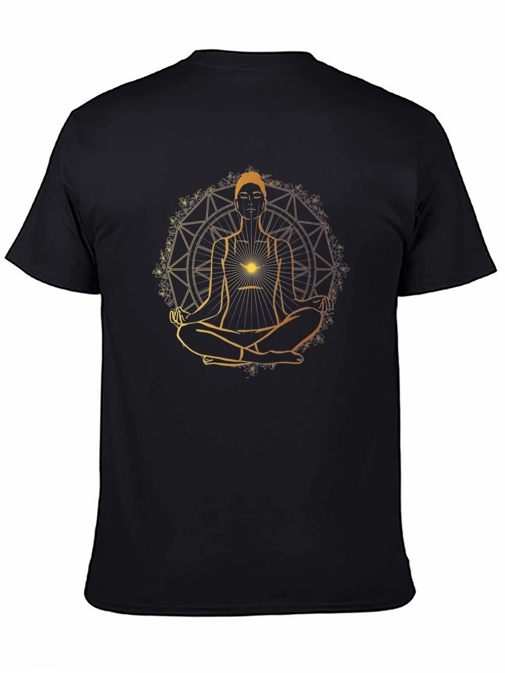 Meditative Mandala T-Shirt - Spiritual Zen Design