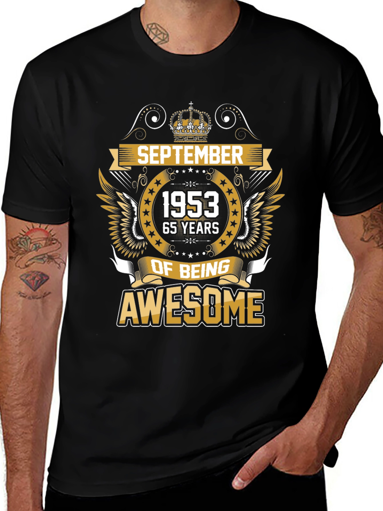September 1953 Awesome Birthday T-Shirt