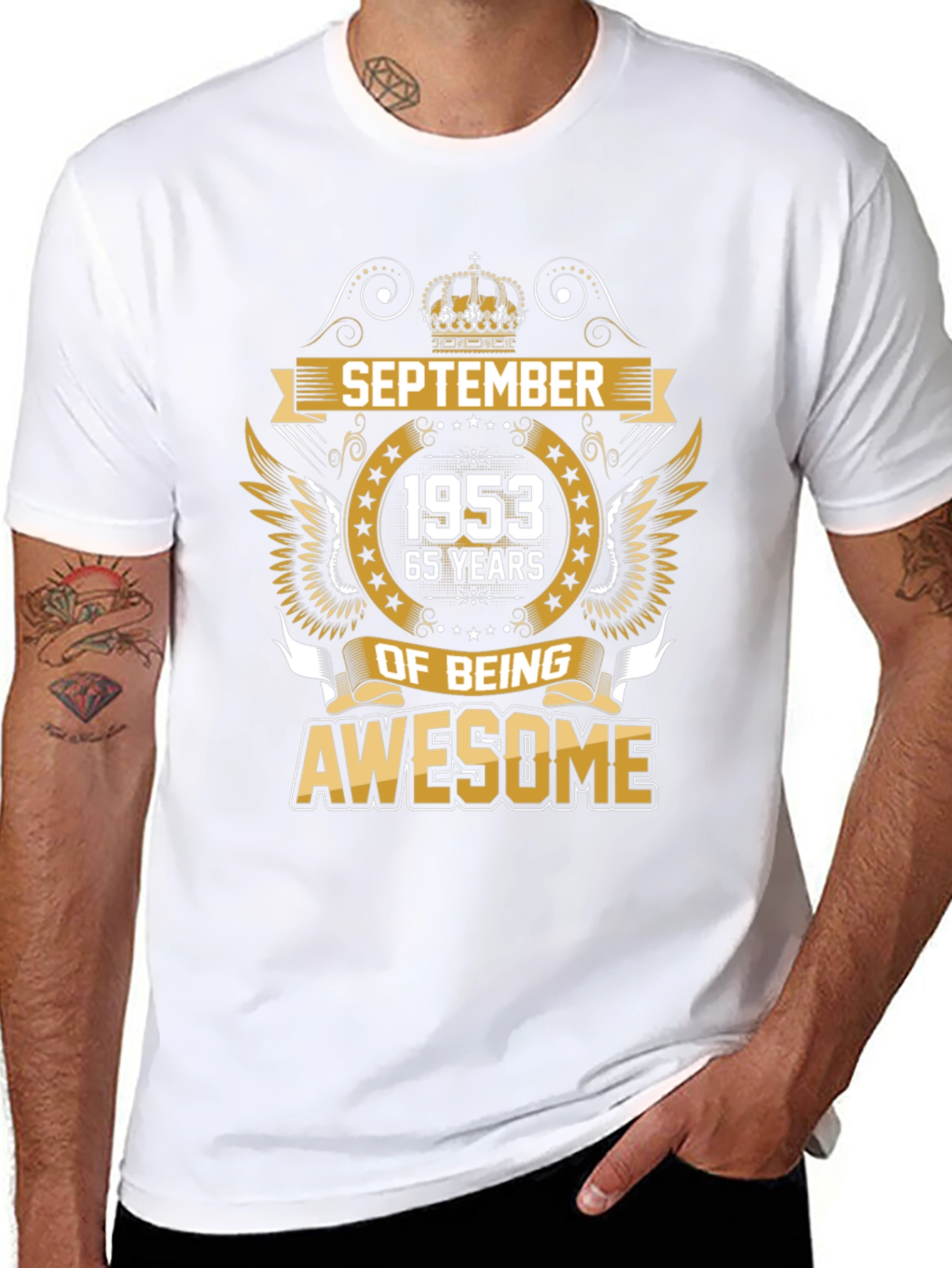 September 1953 Awesome Birthday T-Shirt