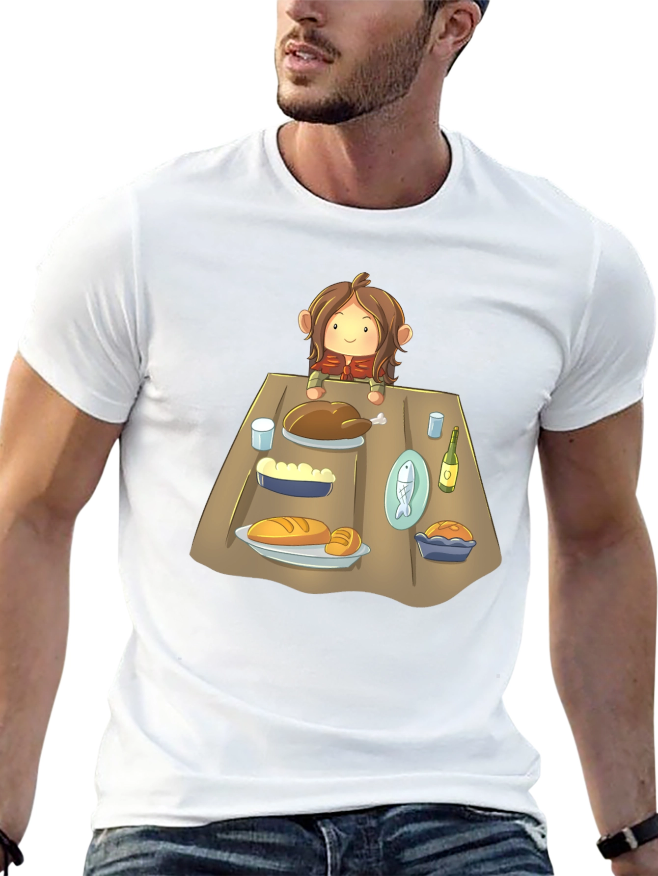 Hobbit Feast T-Shirt - Whimsical Lord of the Rings Apparel