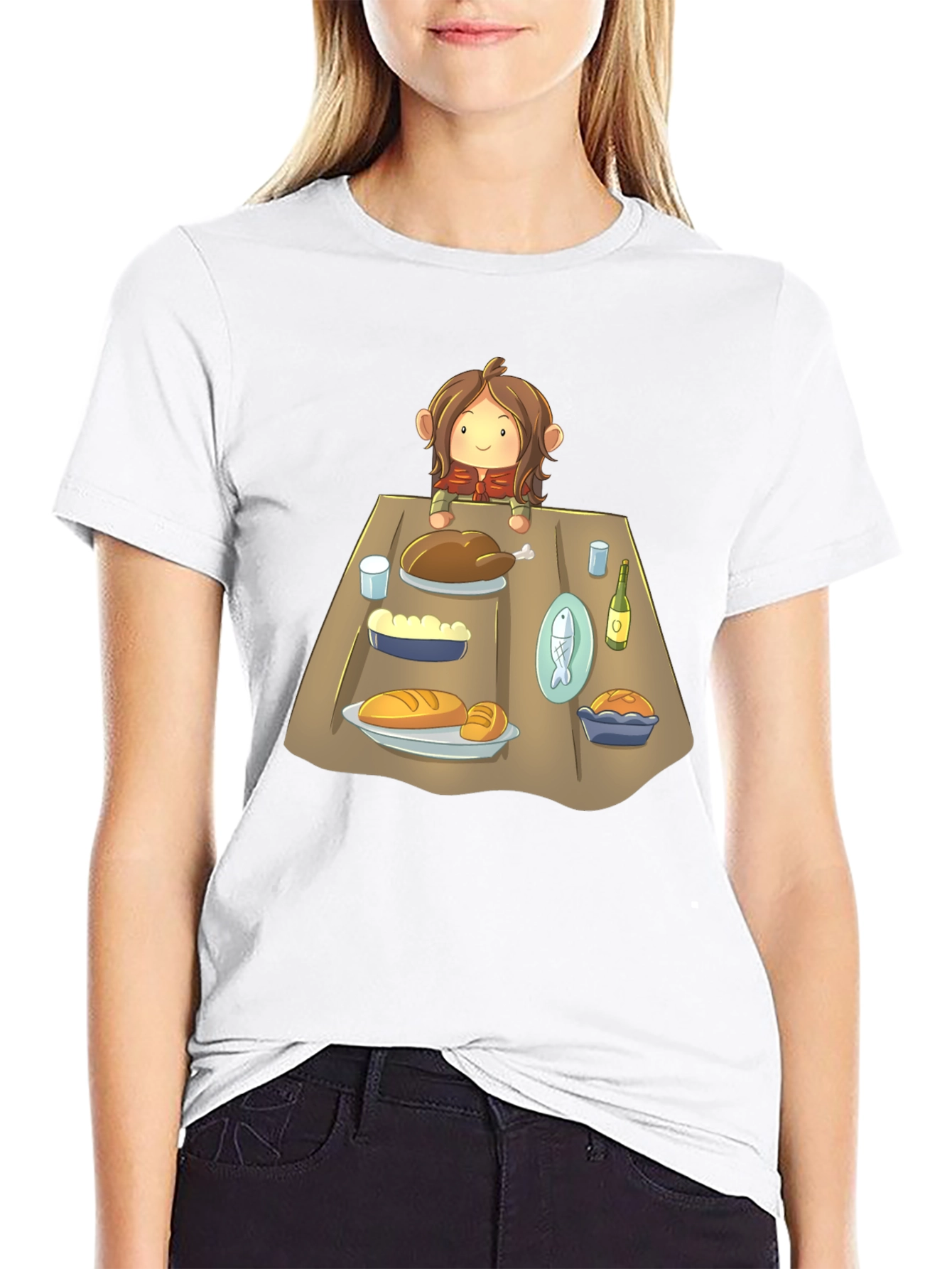 Hobbit Feast T-Shirt - Whimsical Lord of the Rings Apparel