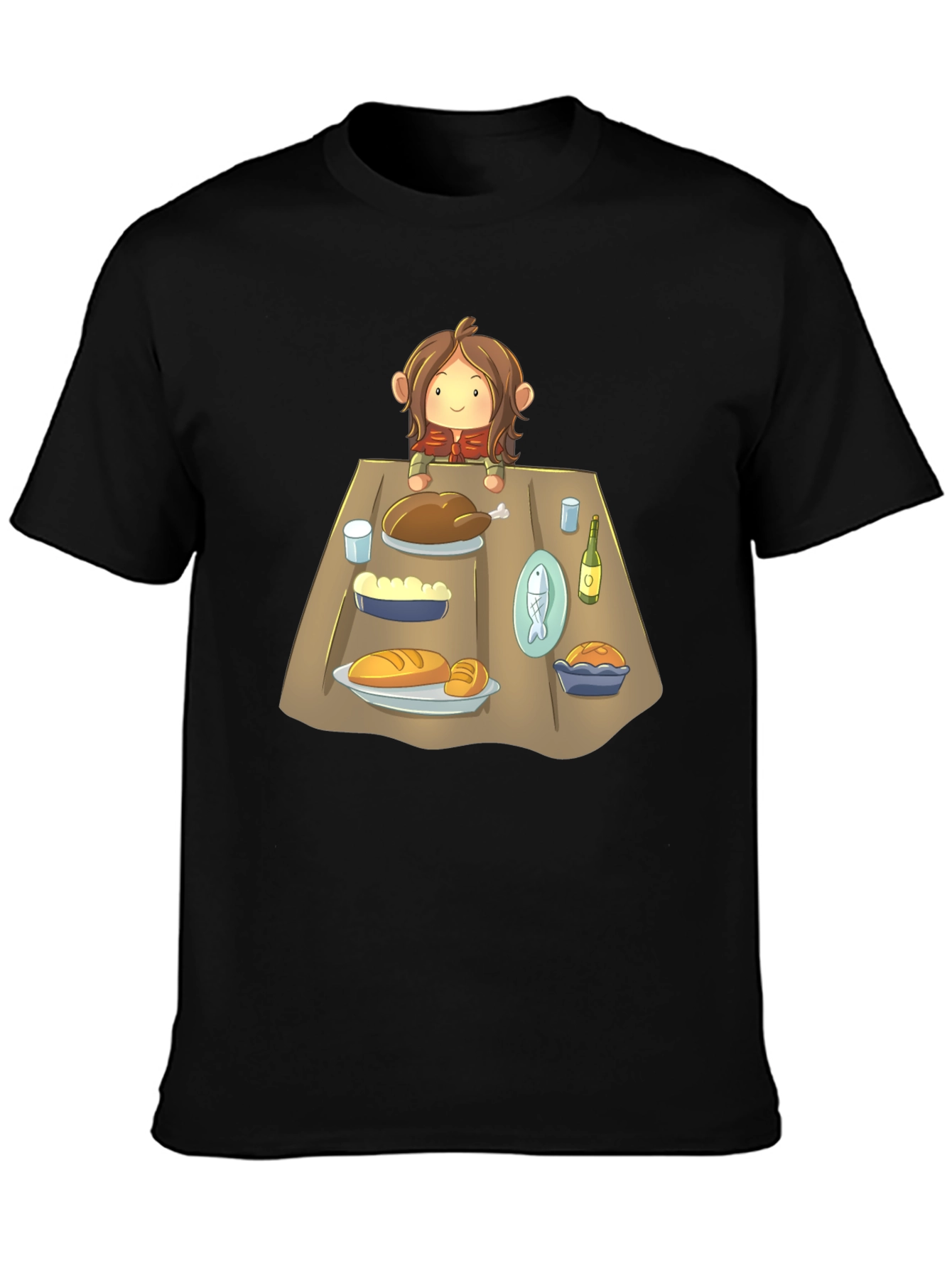 Hobbit Feast T-Shirt - Whimsical Lord of the Rings Apparel