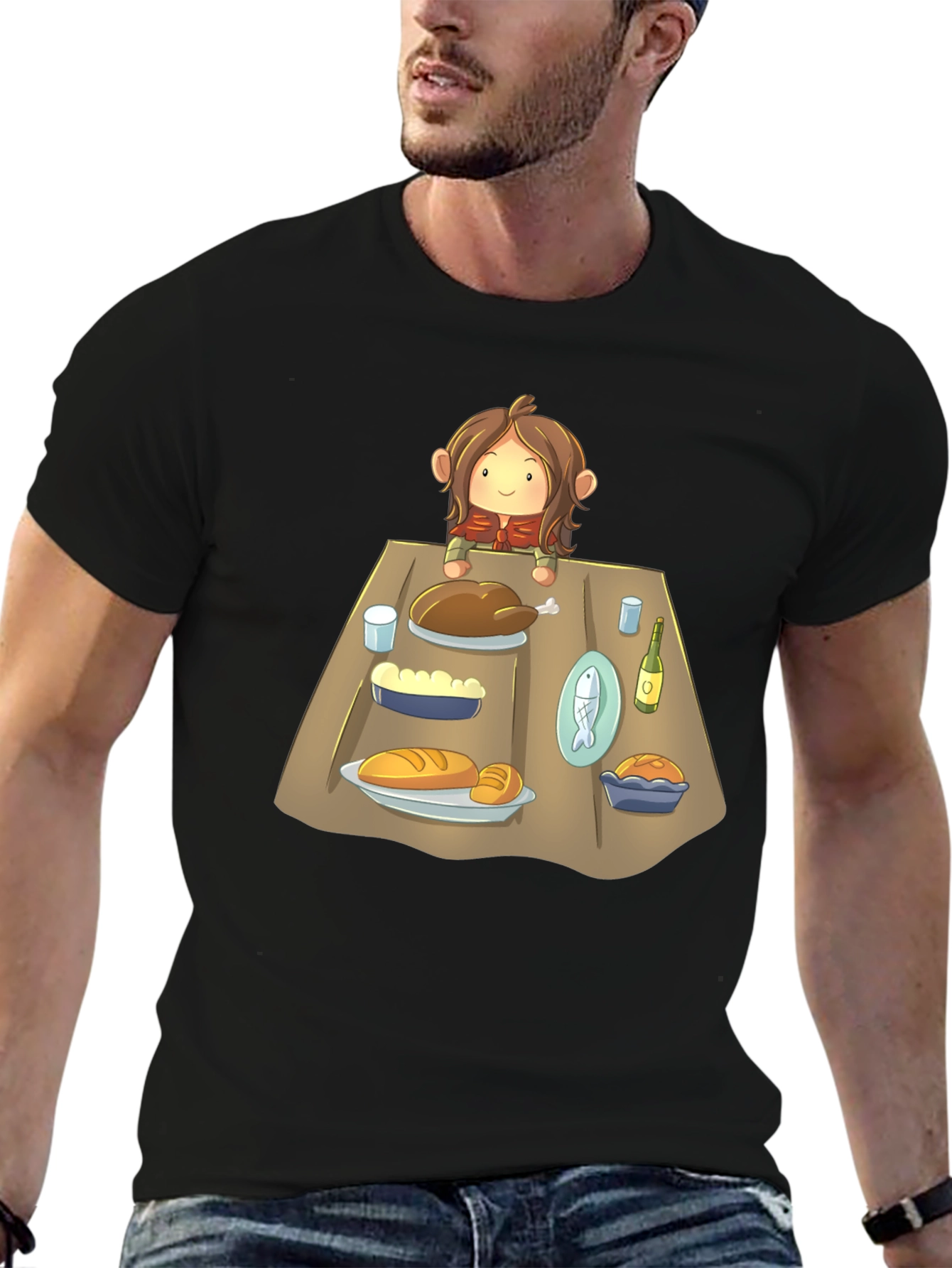 Hobbit Feast T-Shirt - Whimsical Lord of the Rings Apparel