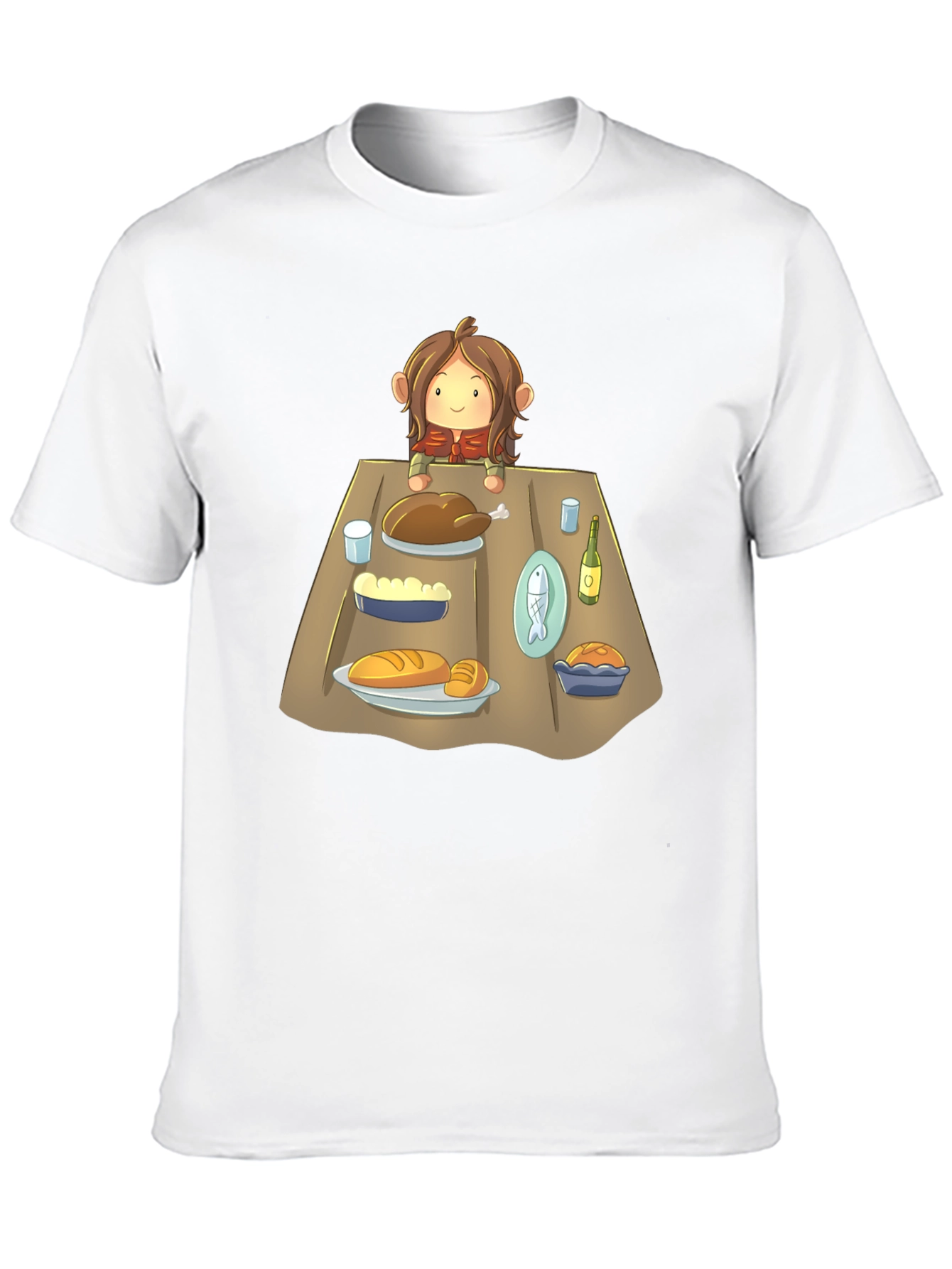Hobbit Feast T-Shirt - Whimsical Lord of the Rings Apparel