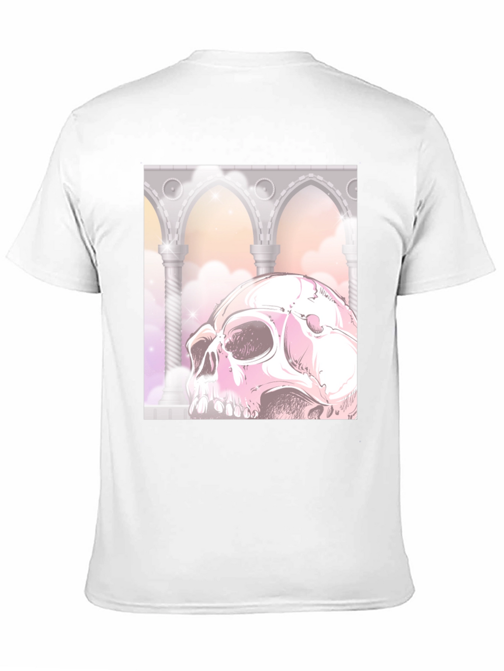Gothic Skull Graphic Tee - Unique & Edgy Style