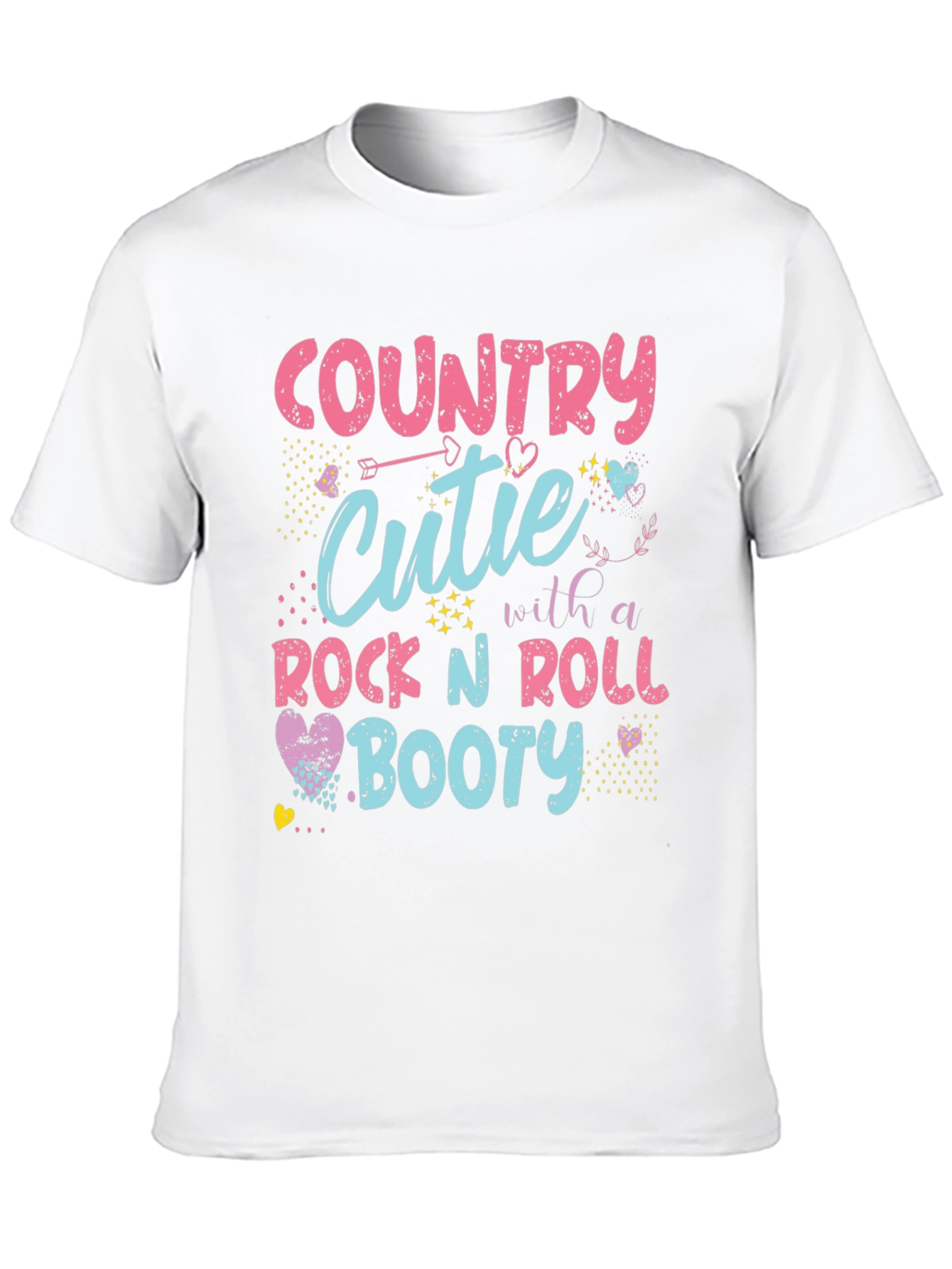 Country Cutie Rock n Roll Booty Graphic Tee