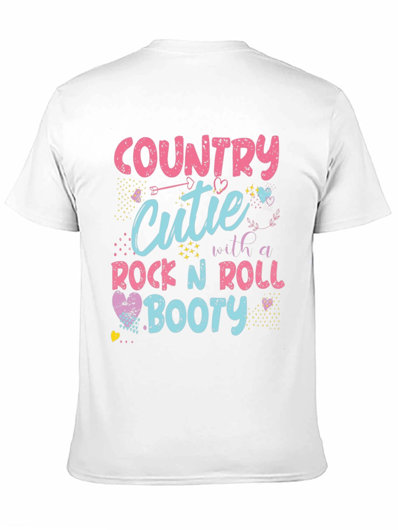 Country Cutie Rock n Roll Booty Graphic Tee