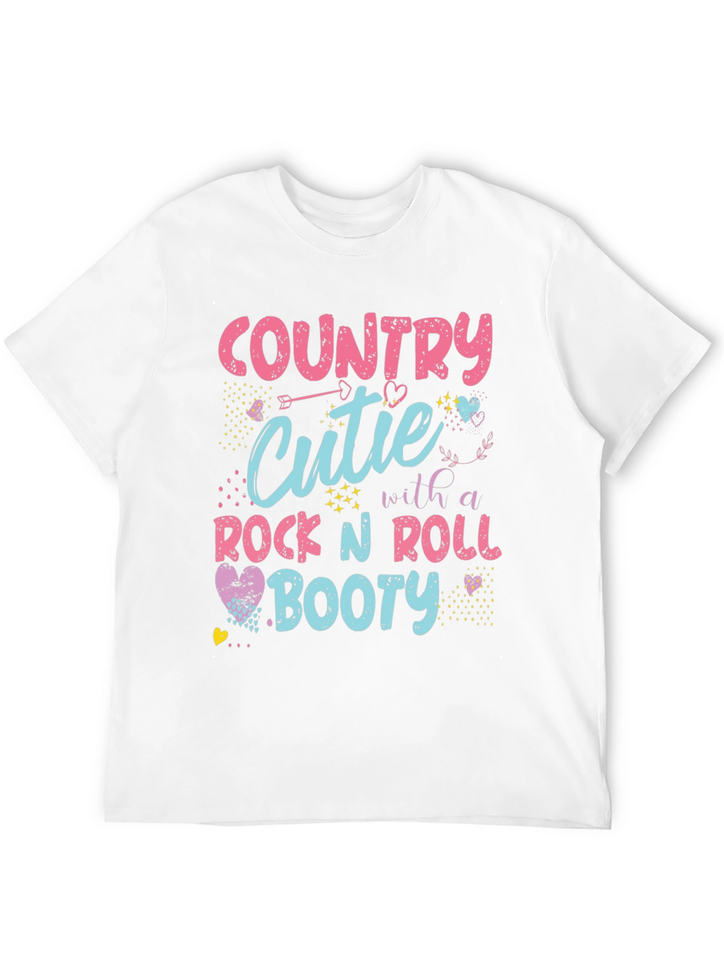 Country Cutie Rock n Roll Booty Graphic Tee