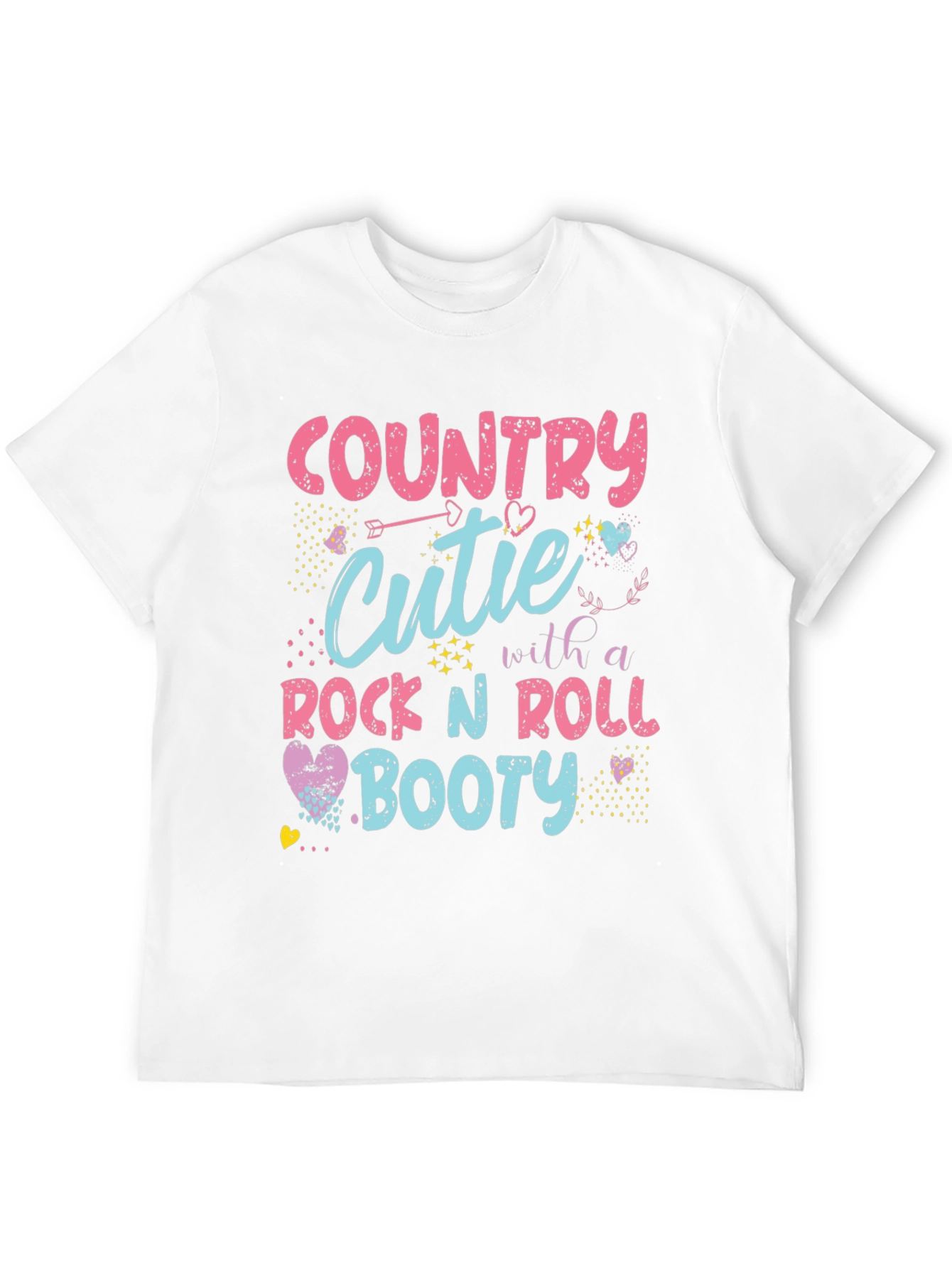 Country Cutie Rock n Roll Booty Graphic Tee