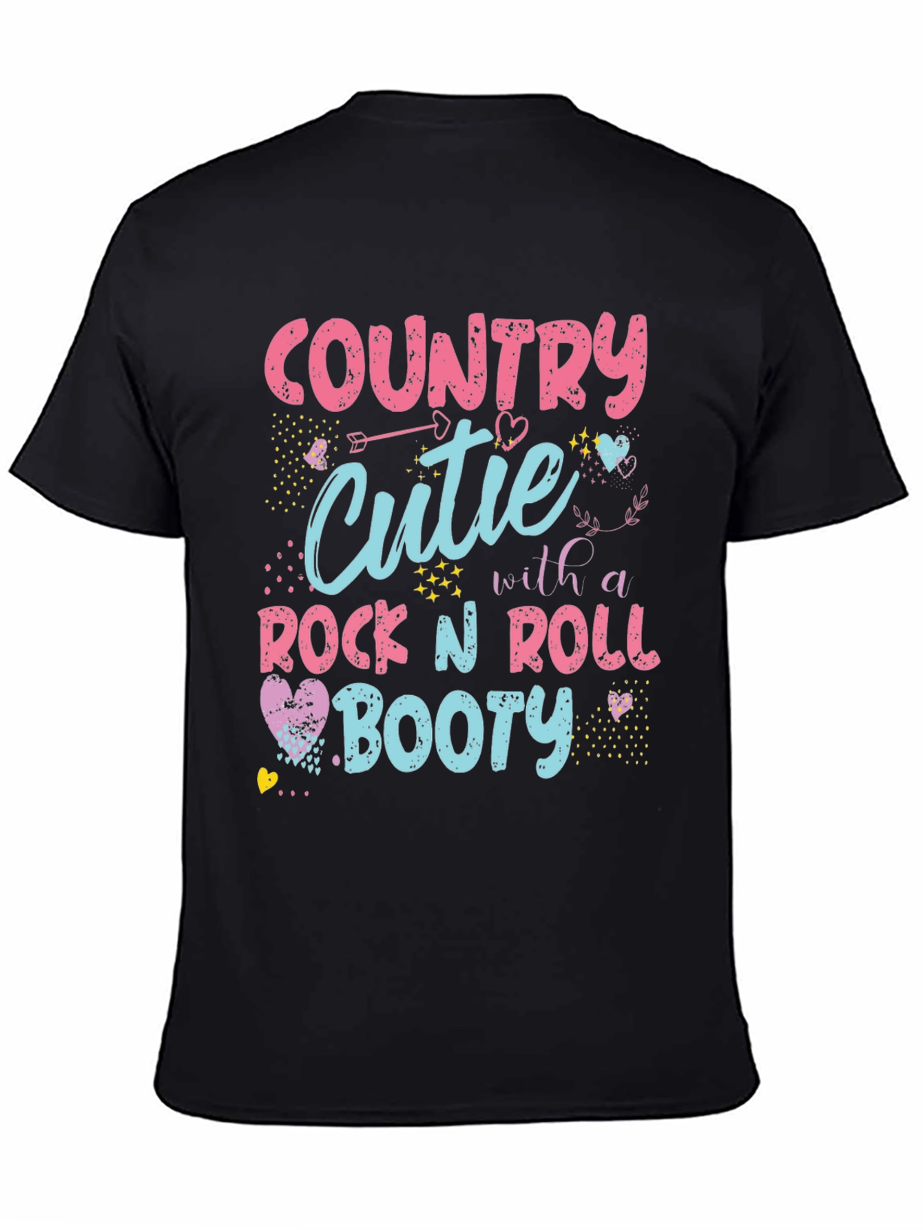 Country Cutie Rock n Roll Booty Graphic Tee