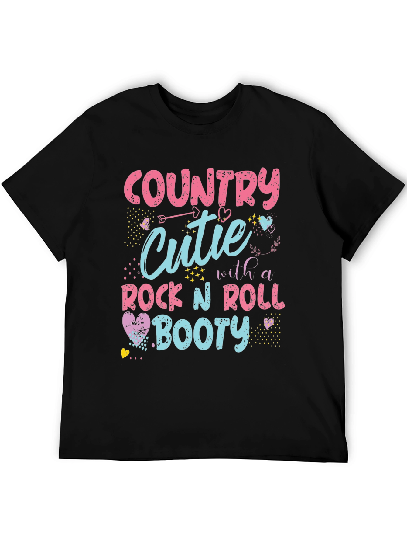 Country Cutie Rock n Roll Booty Graphic Tee
