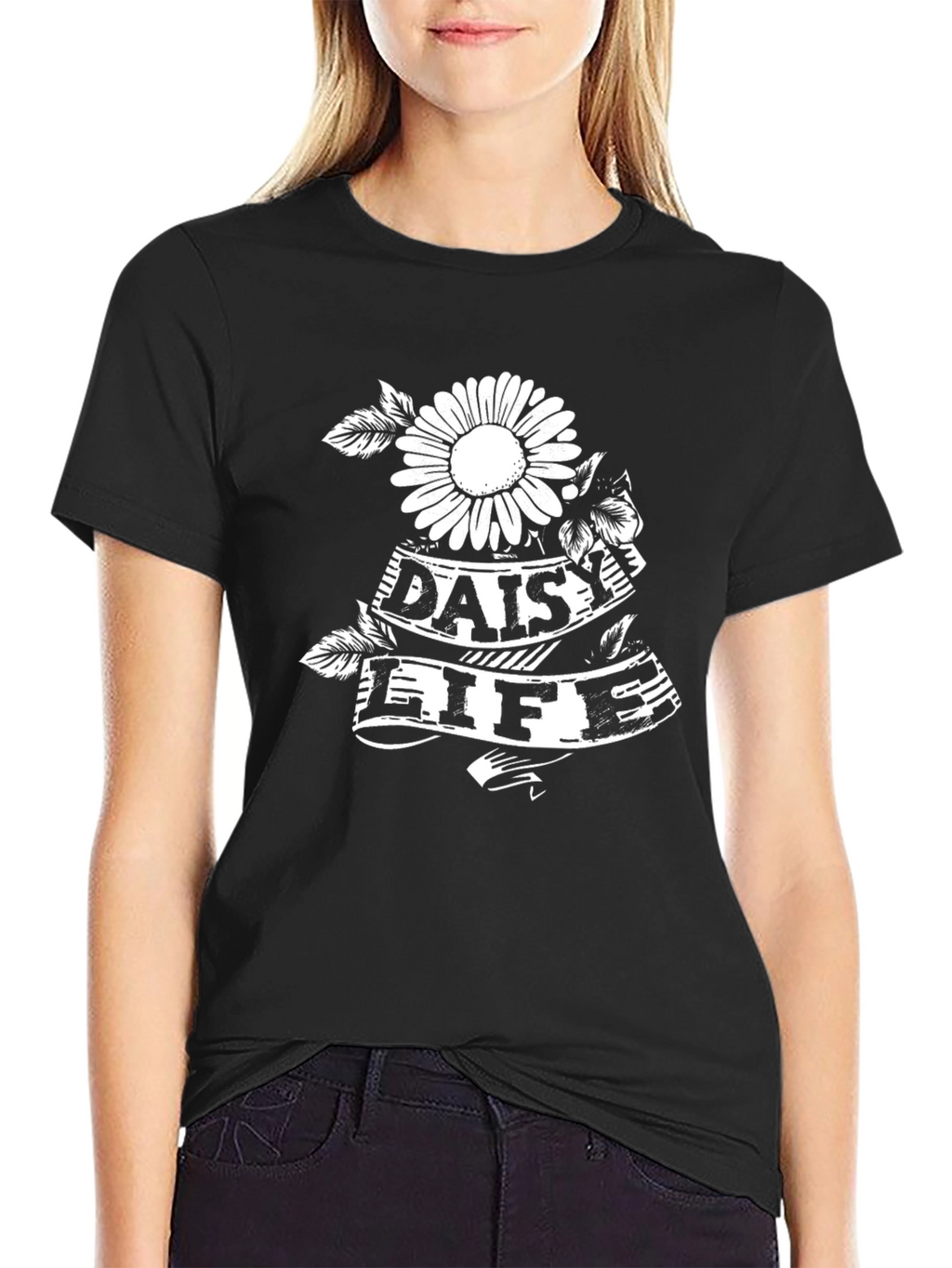 Daisy Life Graphic T-Shirt - Trendy Casual Wear