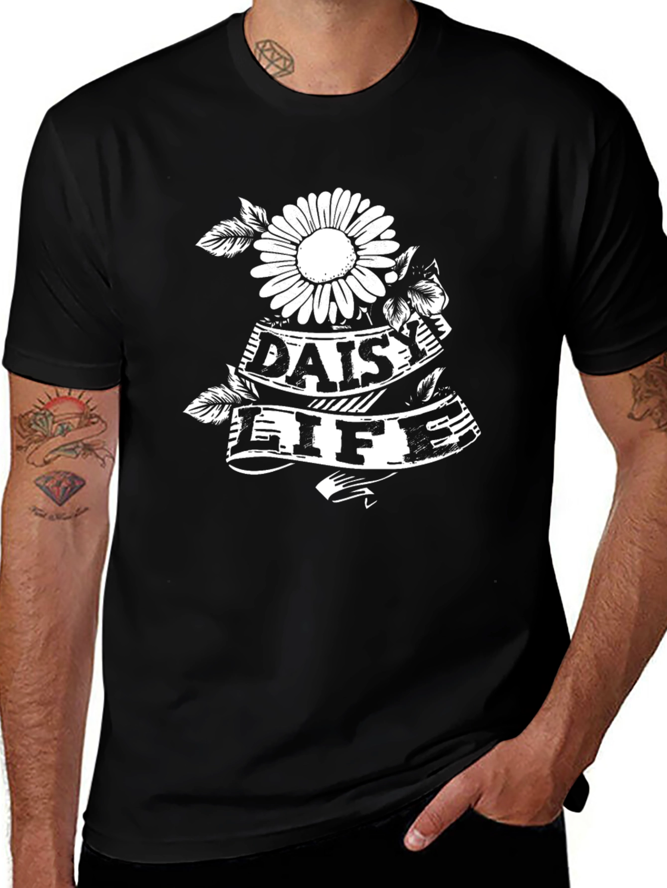 Daisy Life Graphic T-Shirt - Trendy Casual Wear
