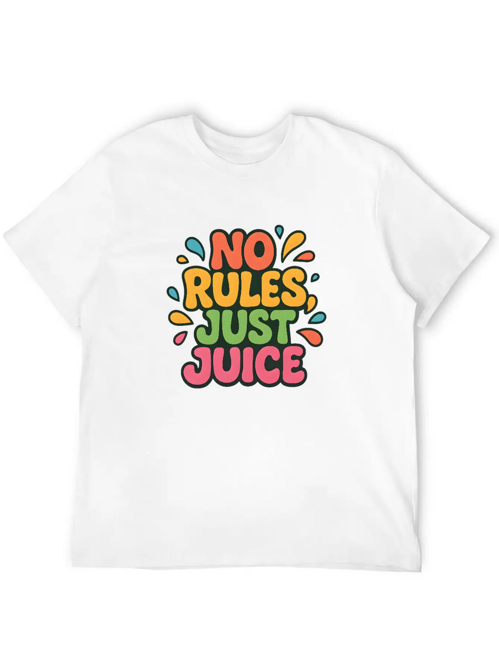 Y2K Fruit Chaos Pop Tee Unisex Casual T-Shirt – Clean Design For Daily Comfort