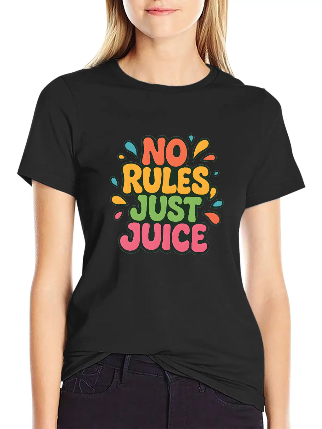 Y2K Fruit Chaos Pop Tee Unisex Casual T-Shirt – Clean Design For Daily Comfort