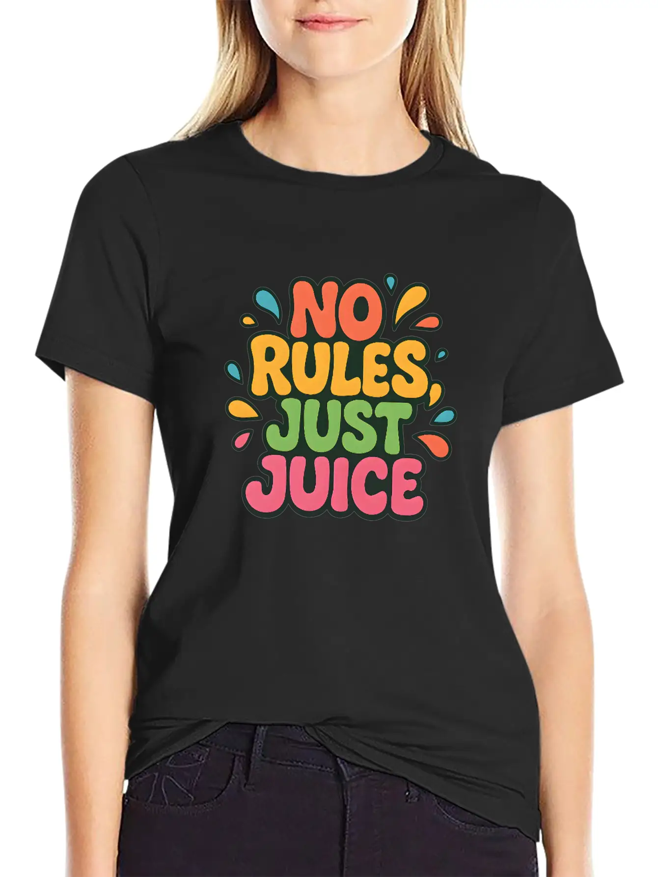 Y2K Fruit Chaos Pop Tee Unisex Casual T-Shirt – Clean Design For Daily Comfort