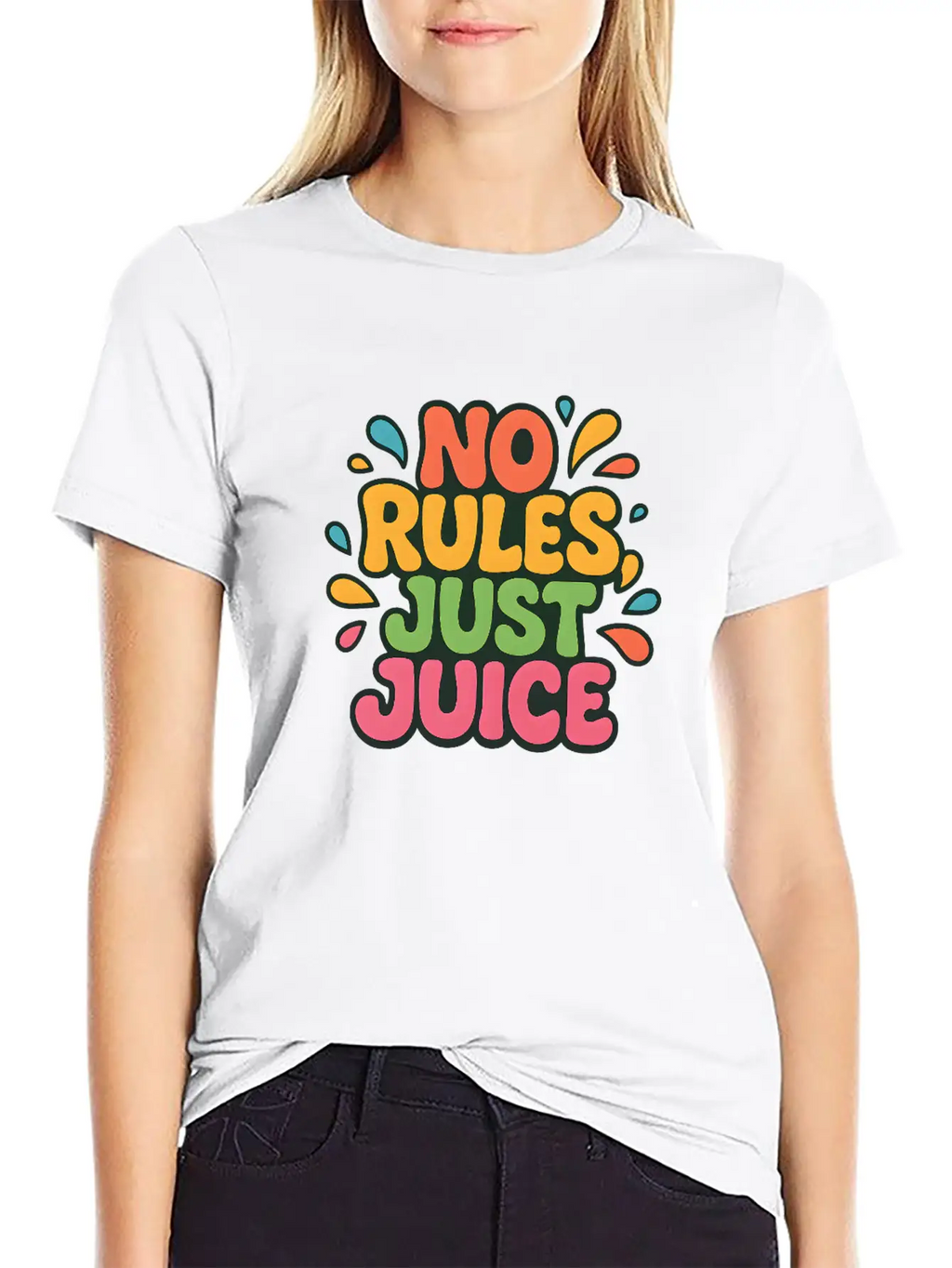 Y2K Fruit Chaos Pop Tee Unisex Casual T-Shirt – Clean Design For Daily Comfort
