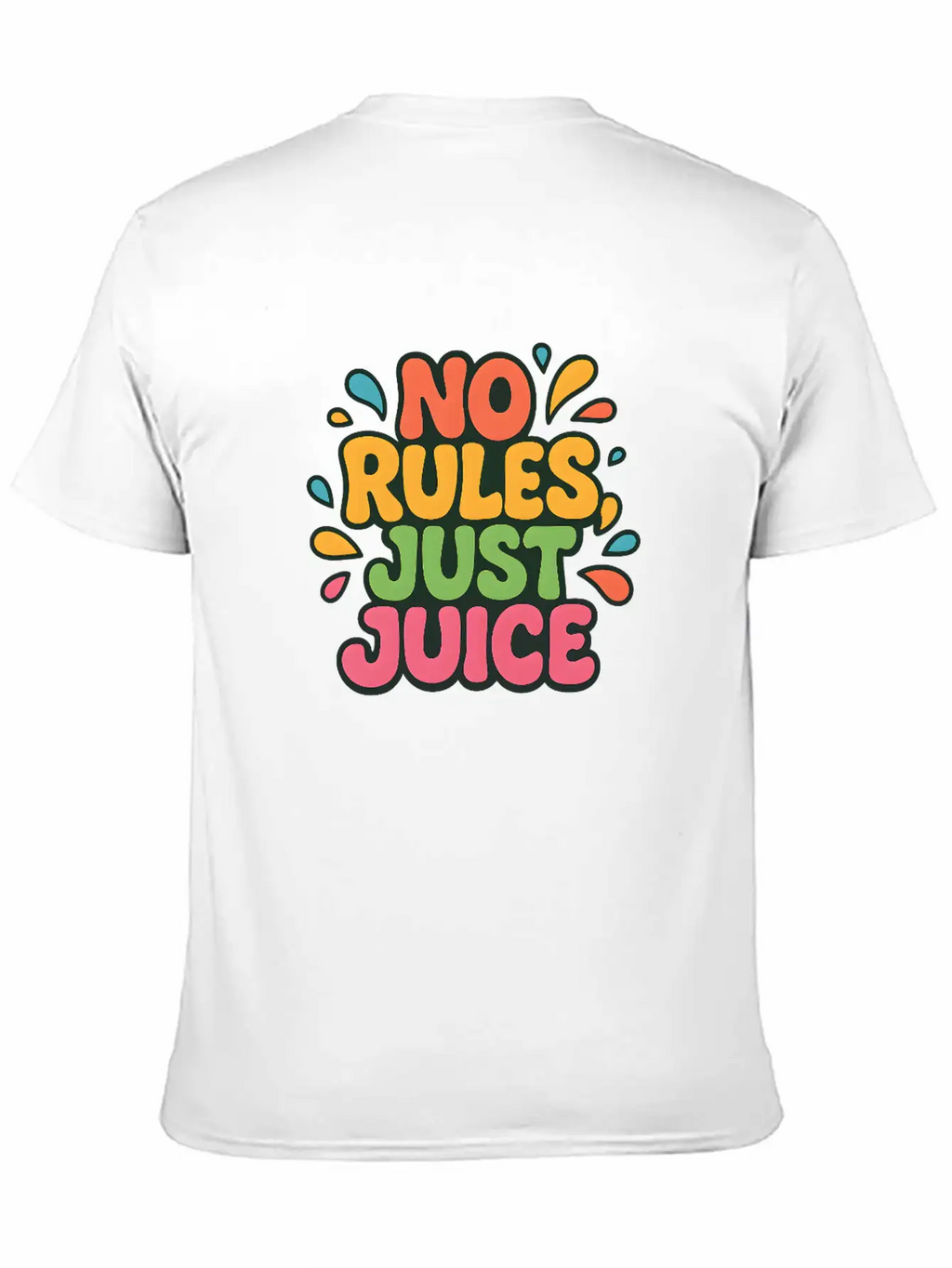 Y2K Fruit Chaos Pop Tee Unisex Casual T-Shirt – Clean Design For Daily Comfort