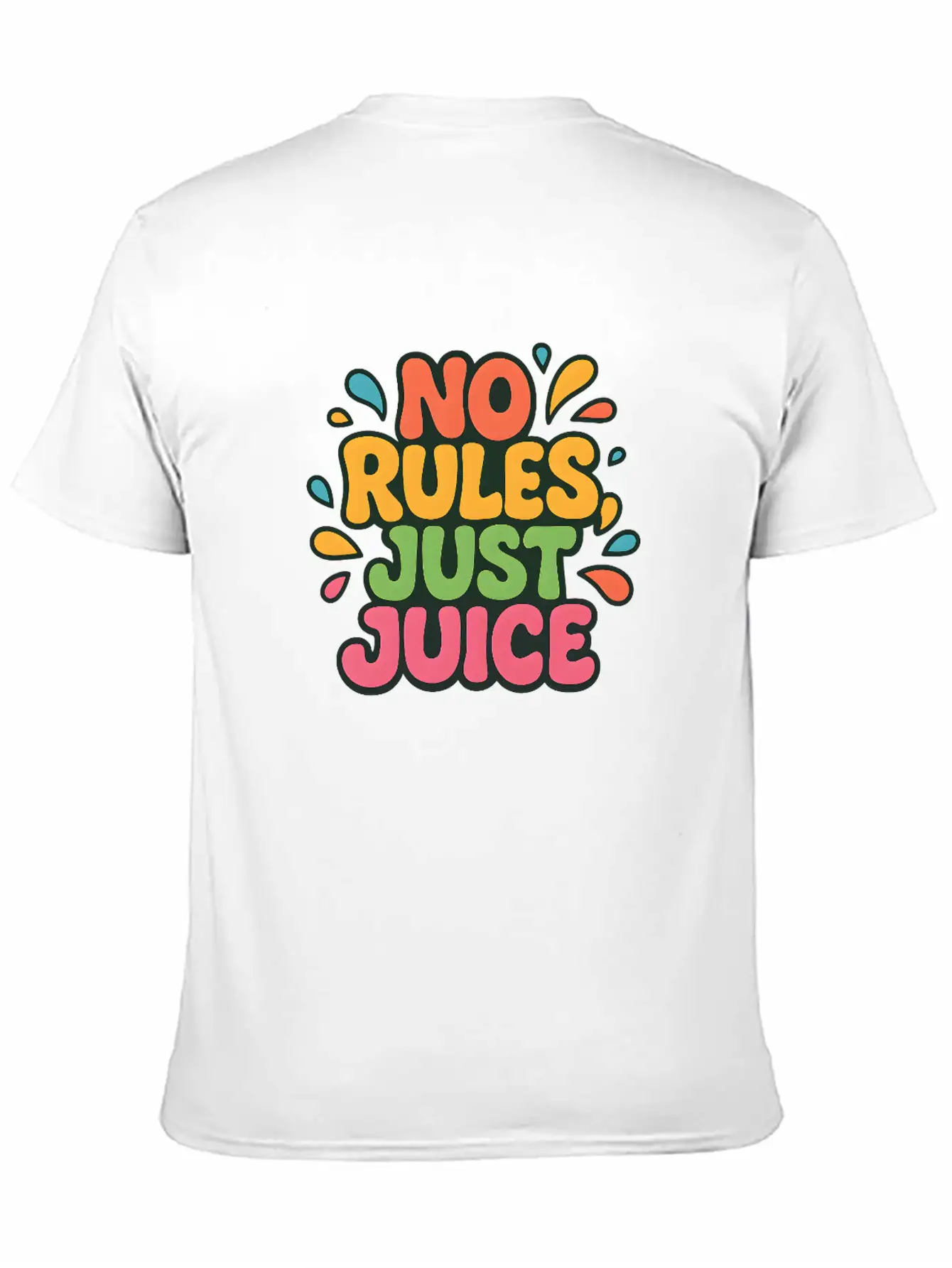 Y2K Fruit Chaos Pop Tee Unisex Casual T-Shirt – Clean Design For Daily Comfort