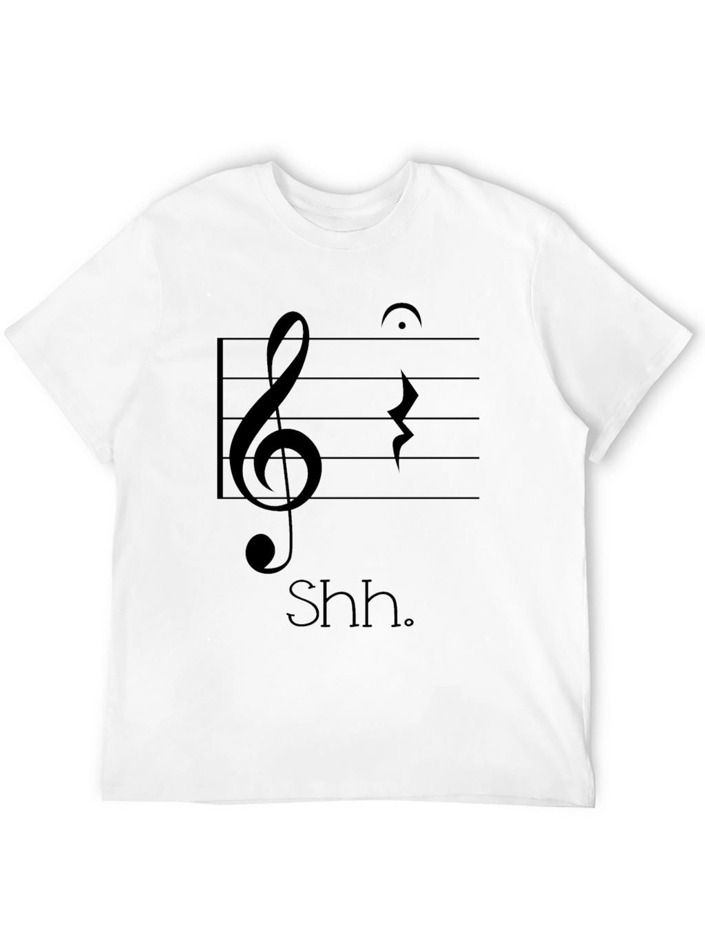 Musical Shh T-Shirt - Black