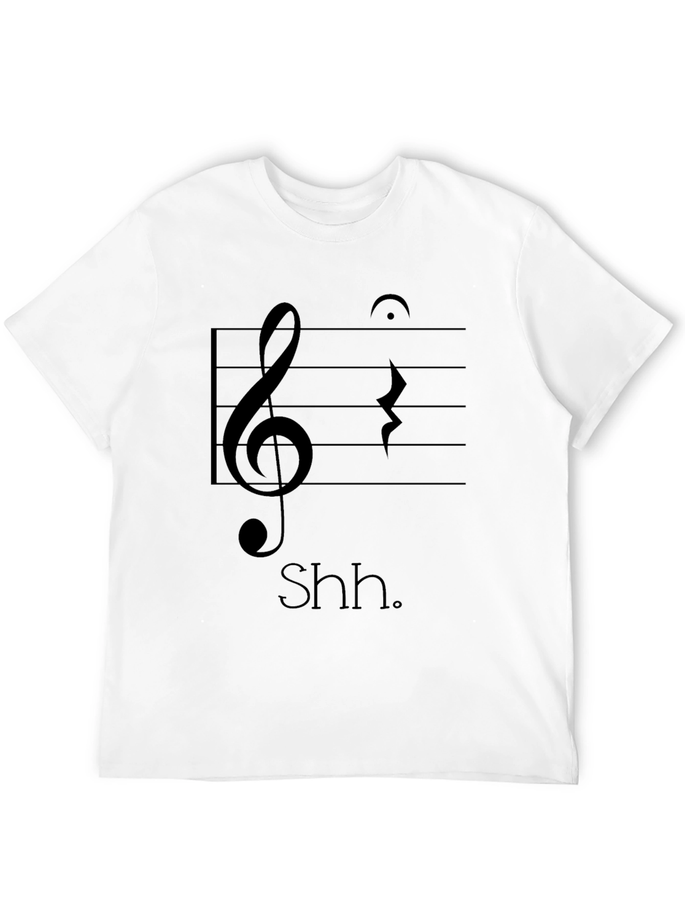 Musical Shh T-Shirt - Black