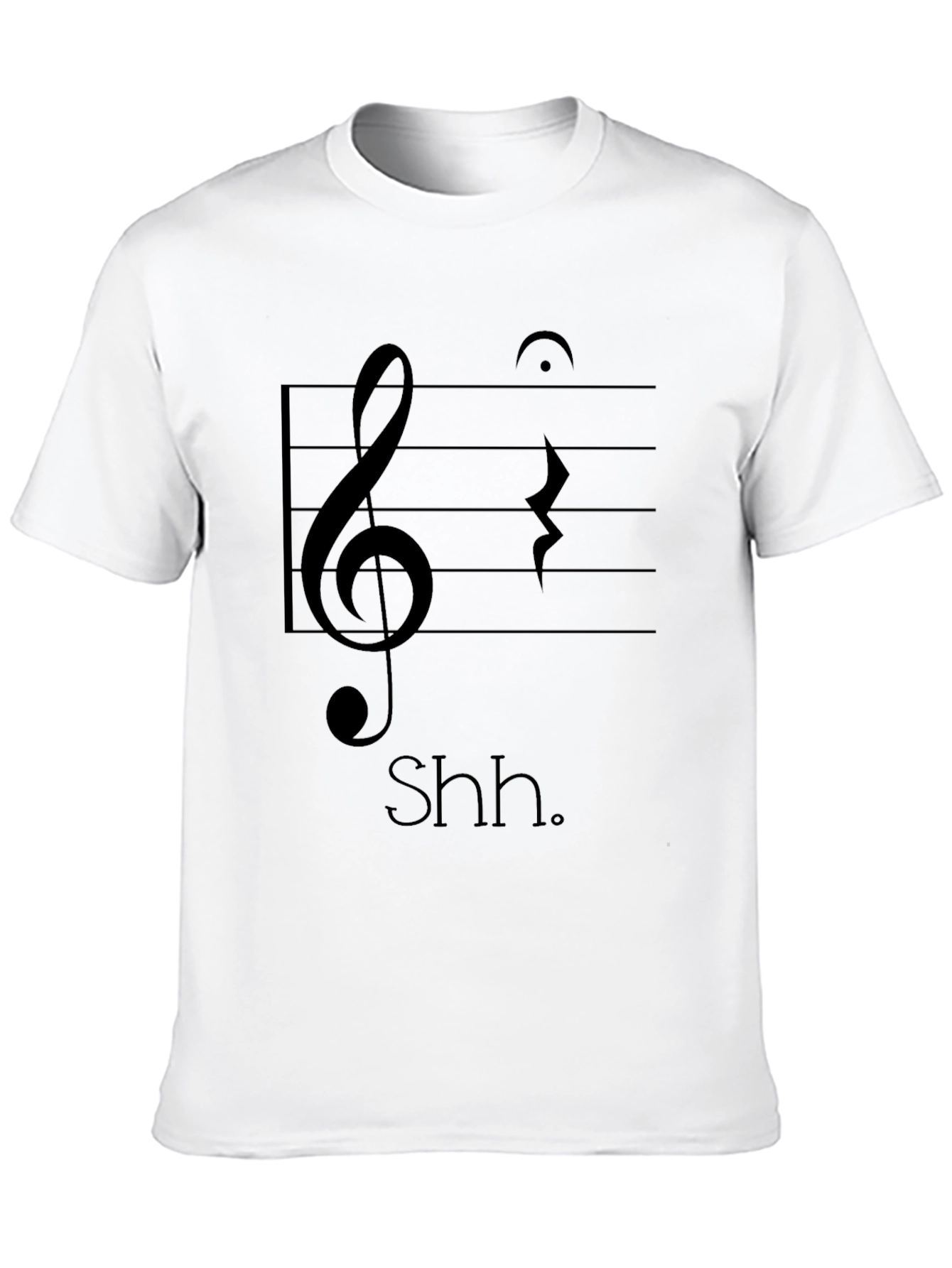 Musical Shh T-Shirt - Black