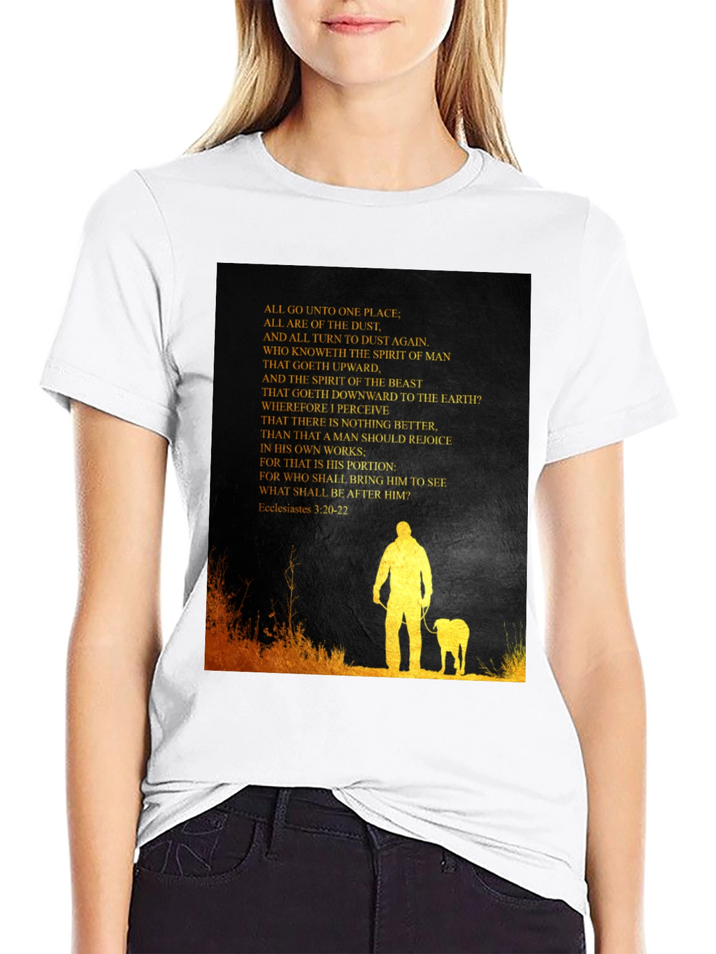 Ecclesiastes T-Shirt: Man and Beast Graphic Tee