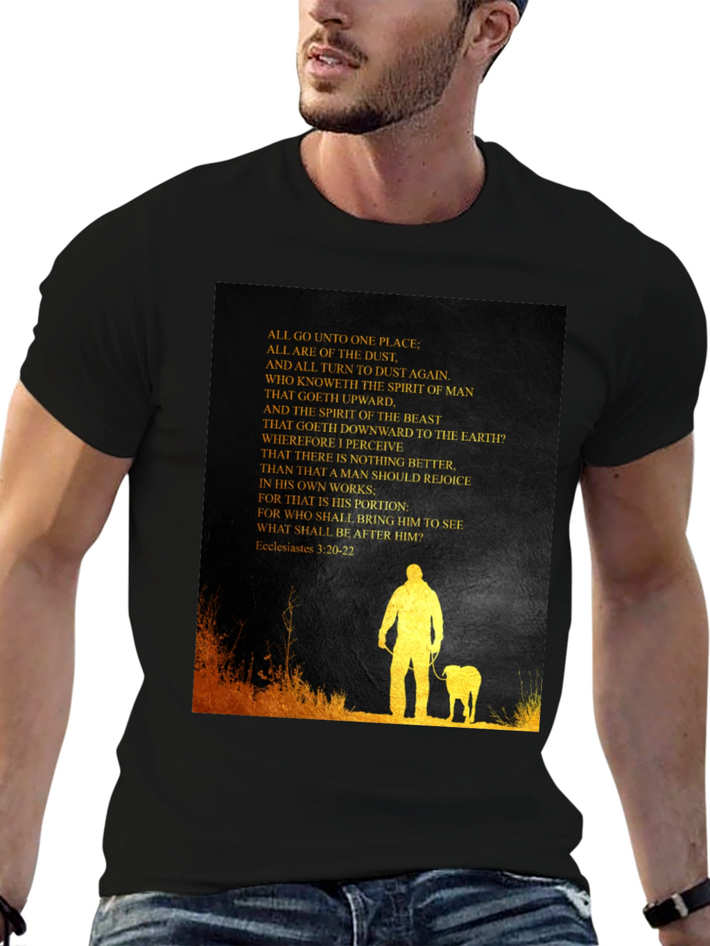 Ecclesiastes T-Shirt: Man and Beast Graphic Tee