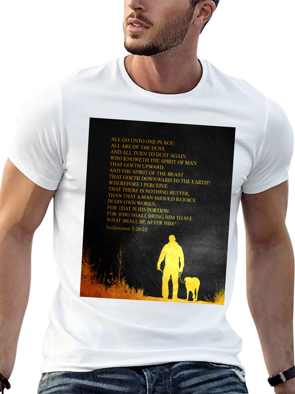 Ecclesiastes T-Shirt: Man and Beast Graphic Tee
