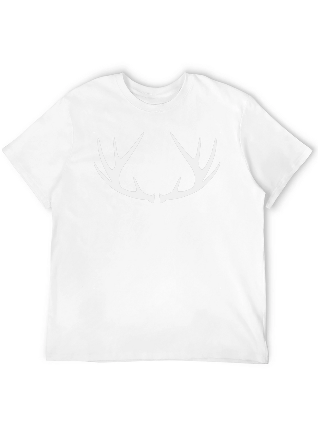 Antler Graphic Tee - Black Crew Neck Casual Shirt