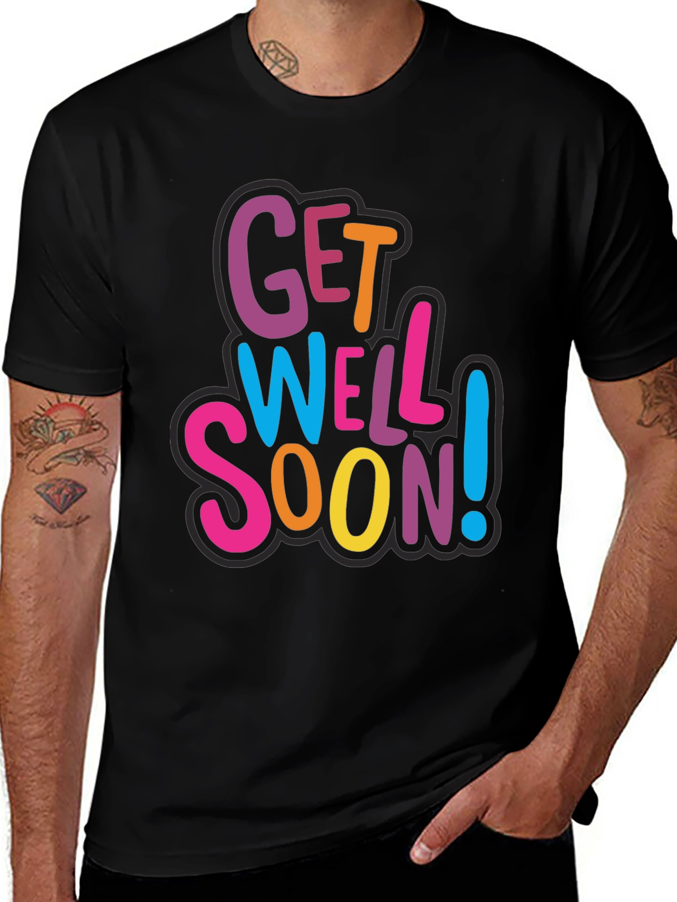 Get Well Soon Graphic Tee - Comfort & Style