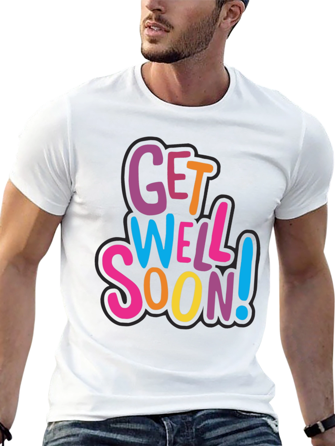 Get Well Soon Graphic Tee - Comfort & Style