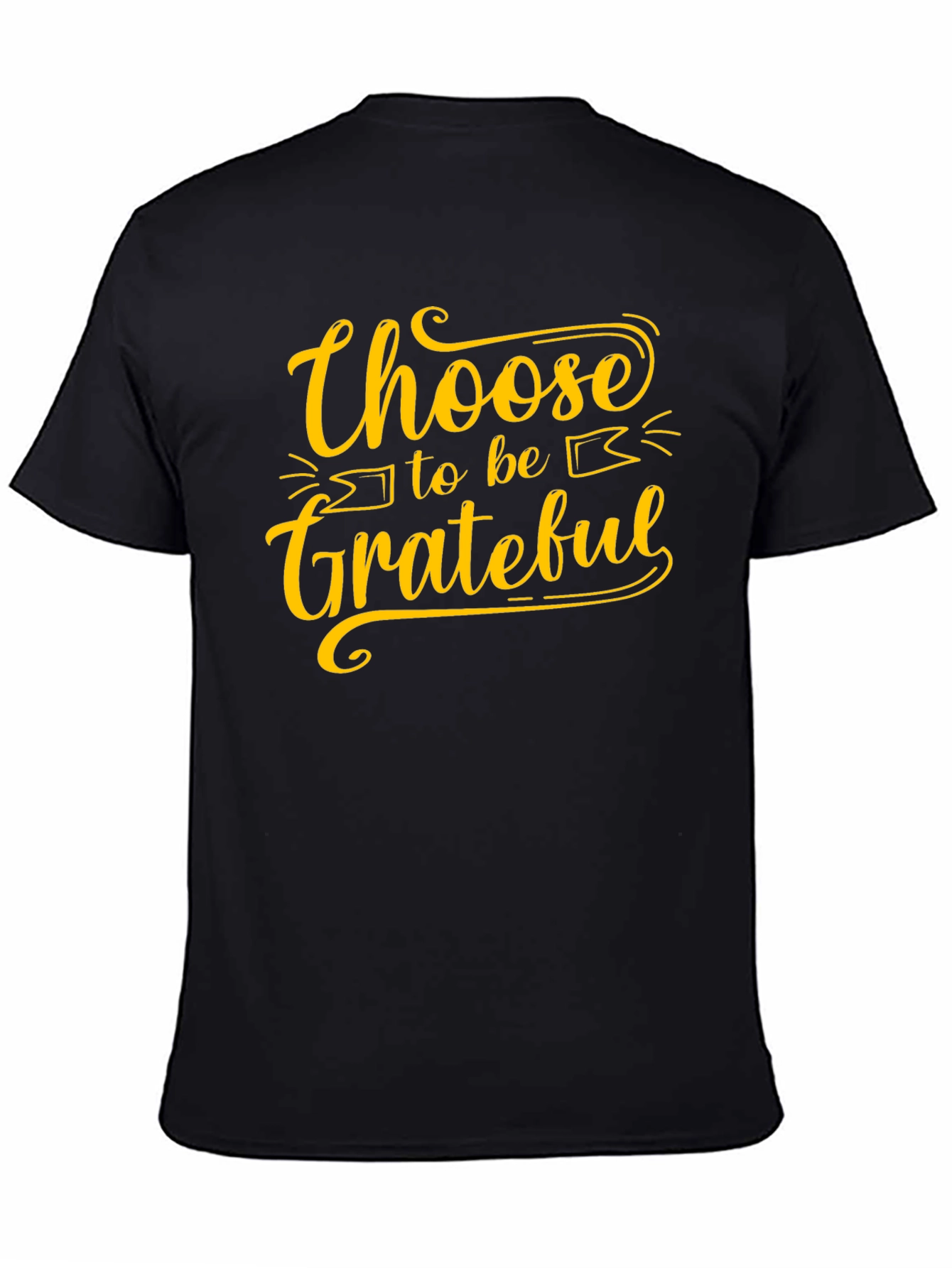 Choose to be Grateful Black T-Shirt