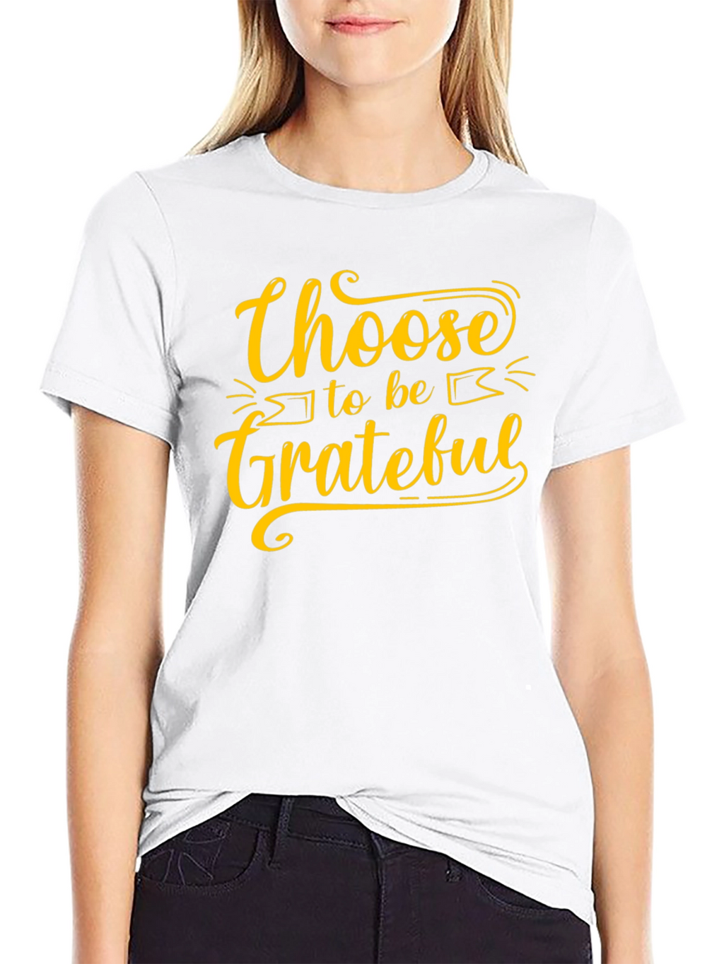 Choose to be Grateful Black T-Shirt