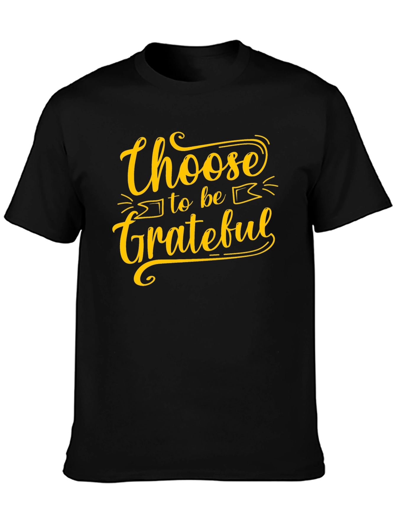 Choose to be Grateful Black T-Shirt