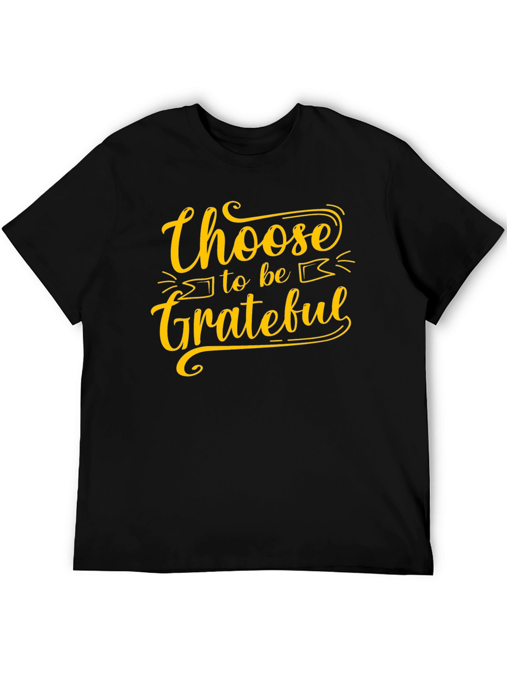 Choose to be Grateful Black T-Shirt