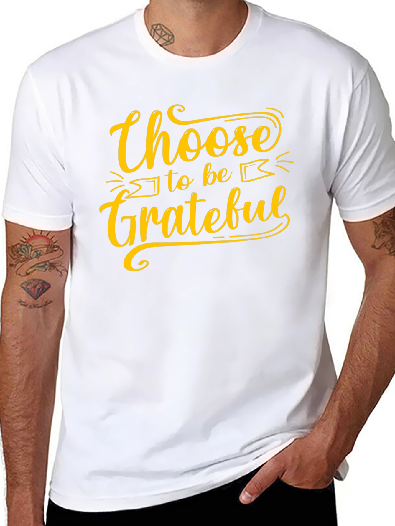 Choose to be Grateful Black T-Shirt