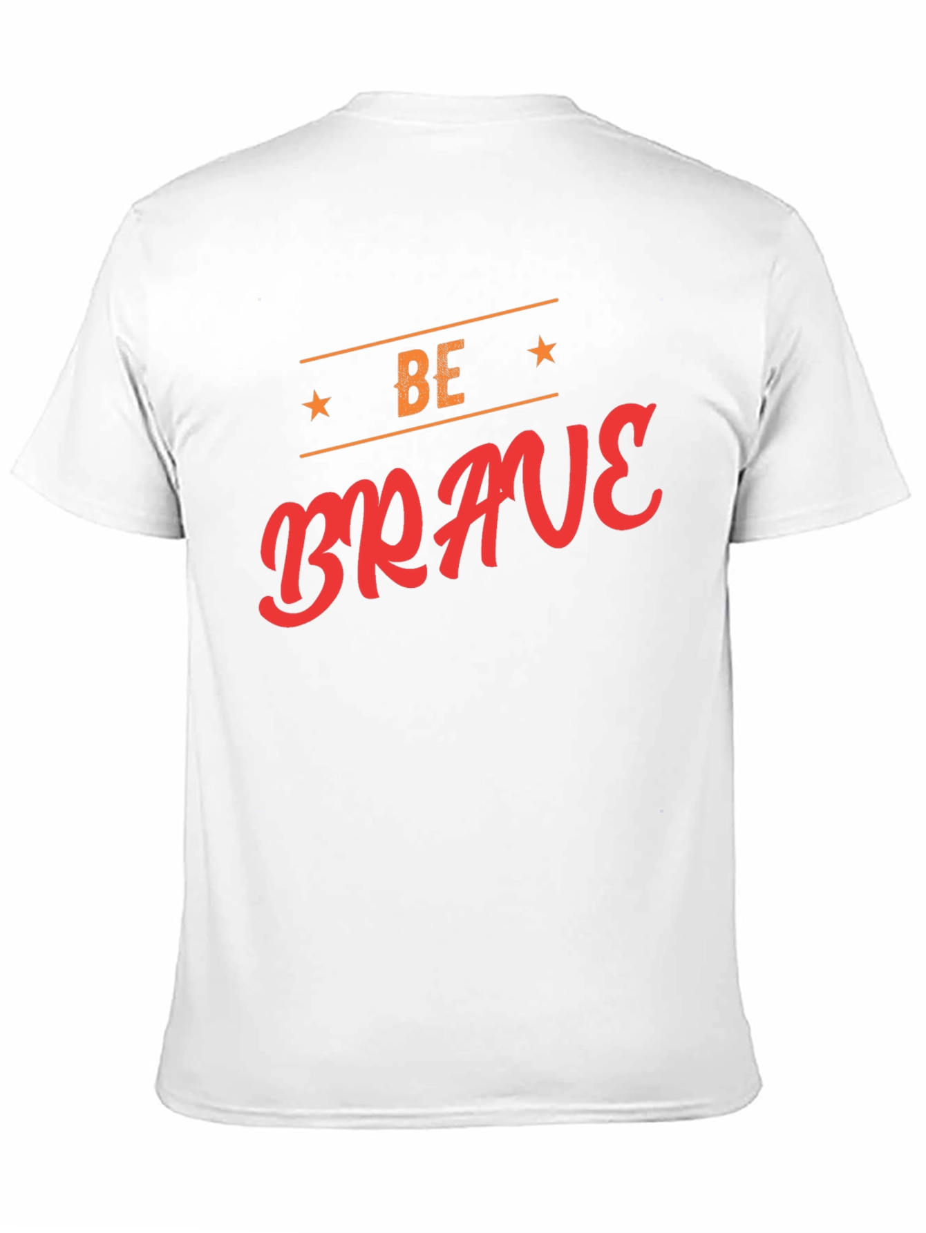 Be Brave Graphic Tee - Black Cotton T-Shirt