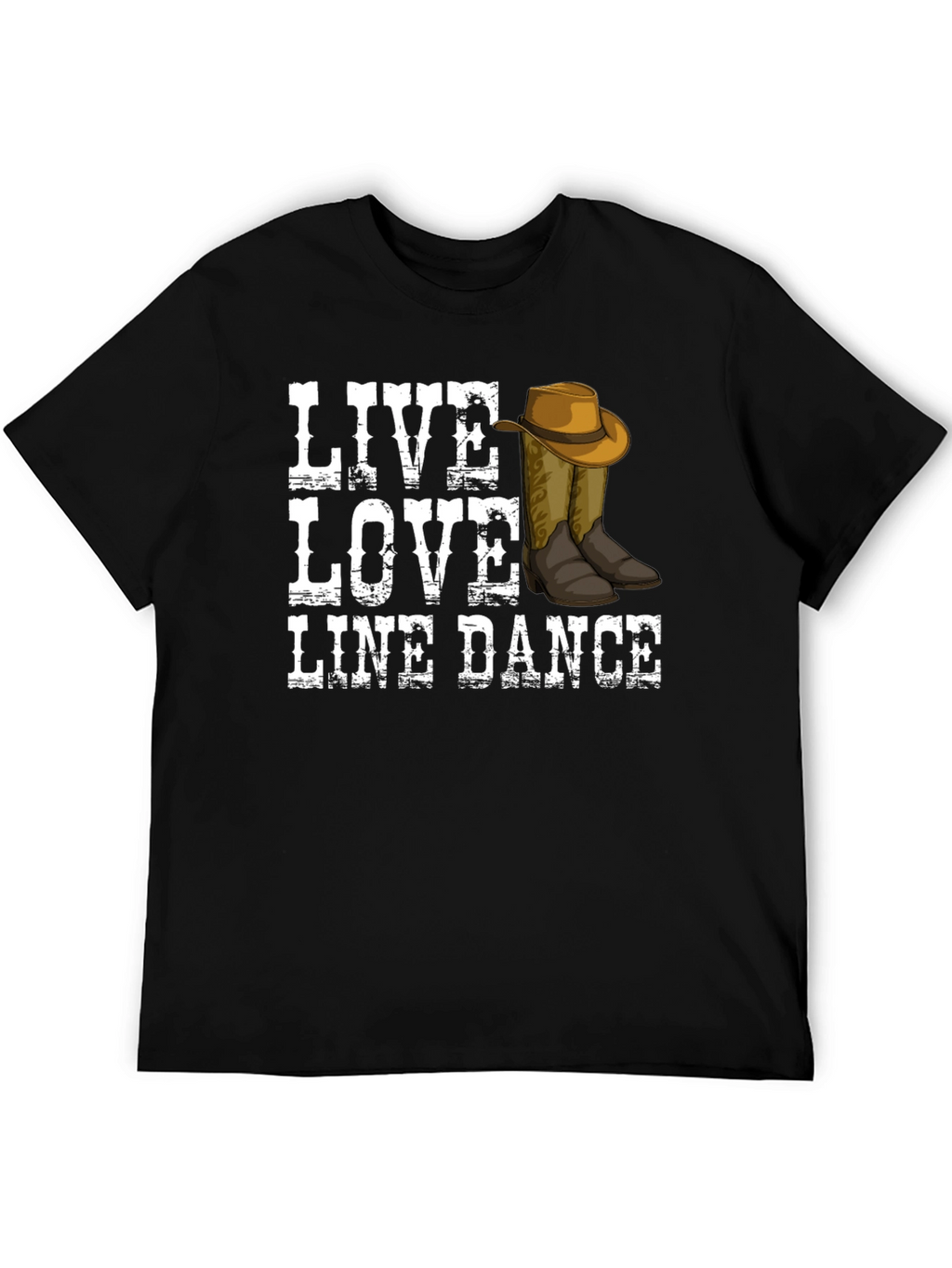 Live Love Line Dance Graphic Tee